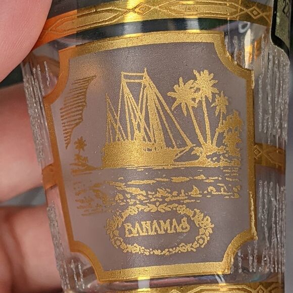 Vintage CULVER 22K GOLD "Bahamas" Shot Glass - Picture 4 of 6